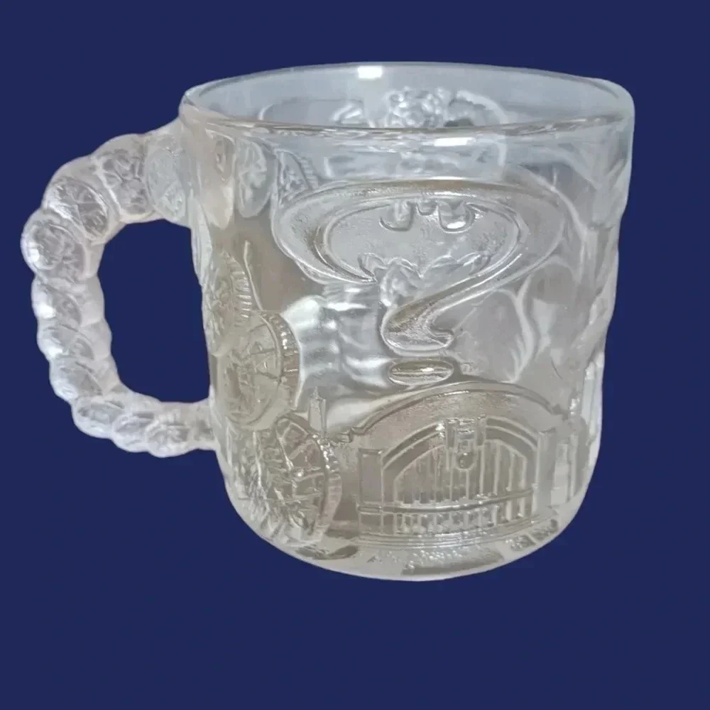 Mc.Donald's vtg lot of 2 clear glass  mug